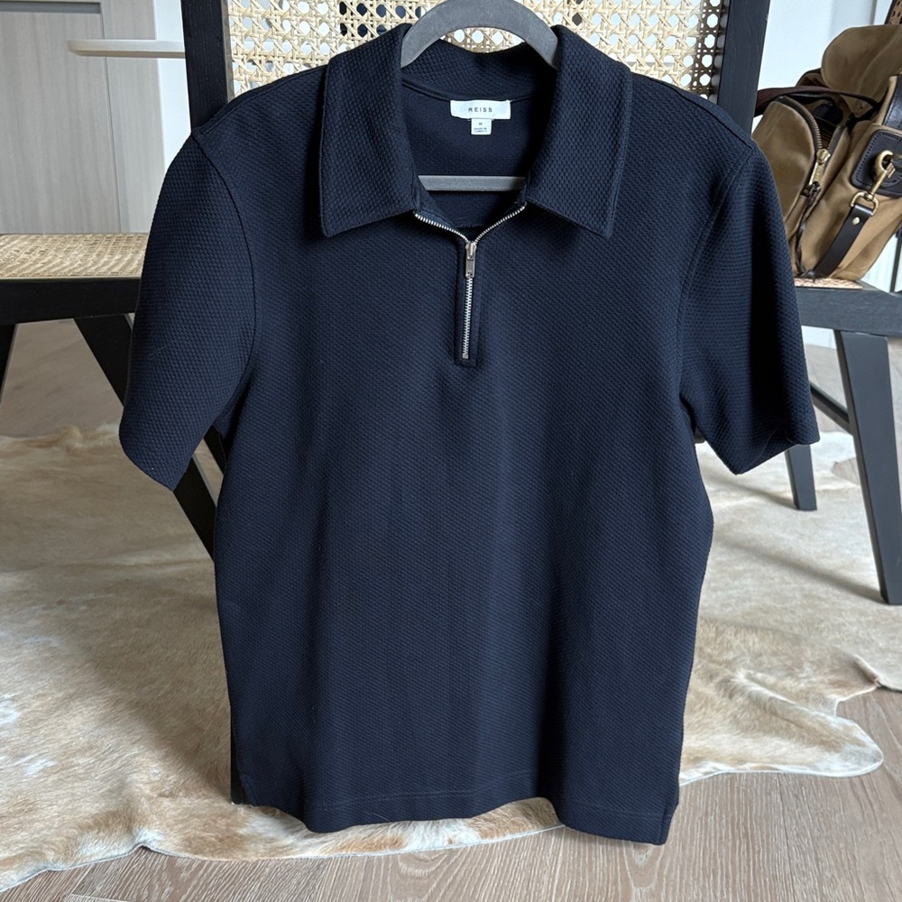 Reiss Navy Polo Shirt